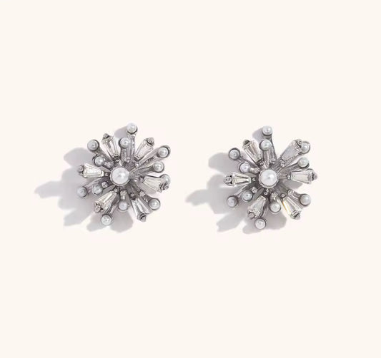 Aretes copo de nieve