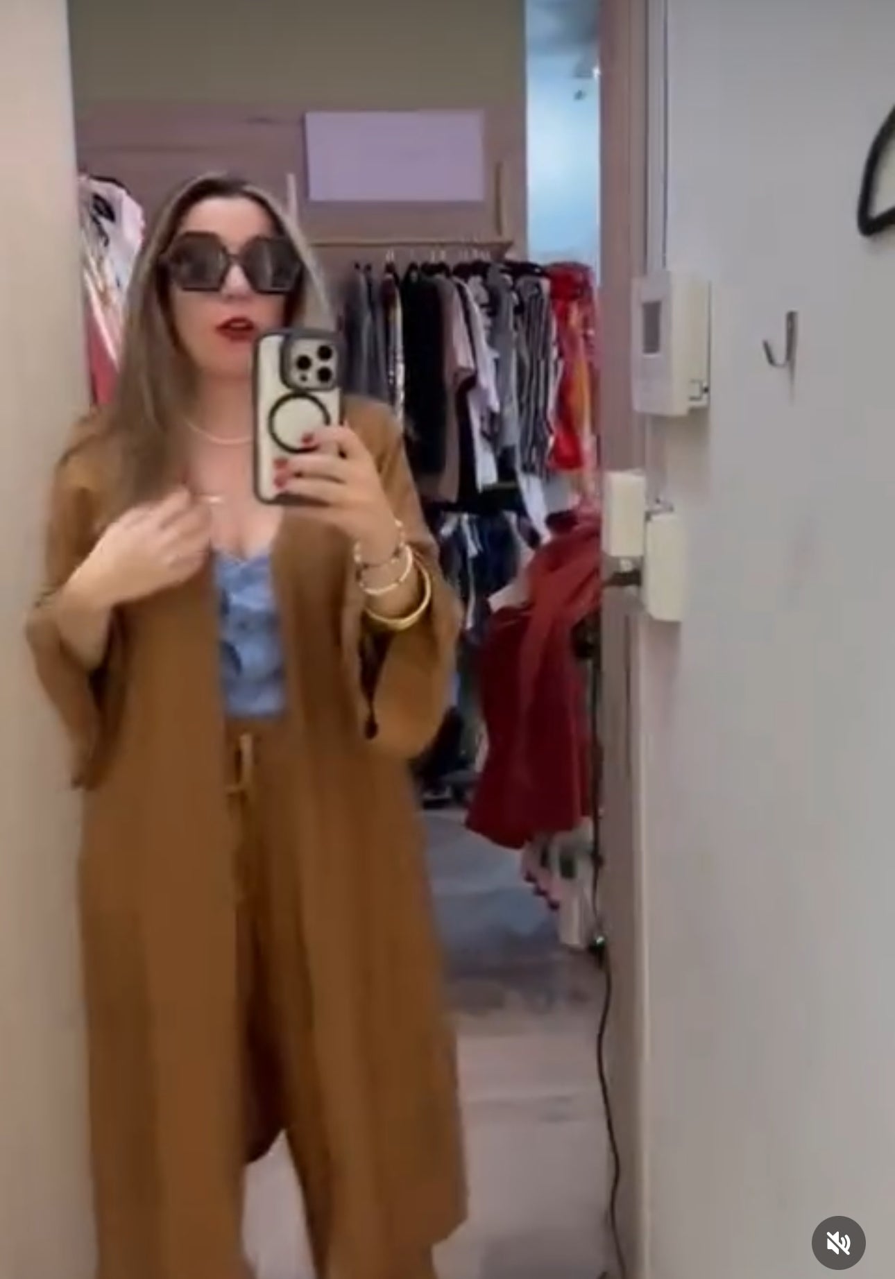 Set kimono camel