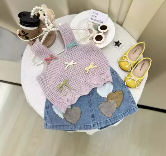 Conjunto moños niña