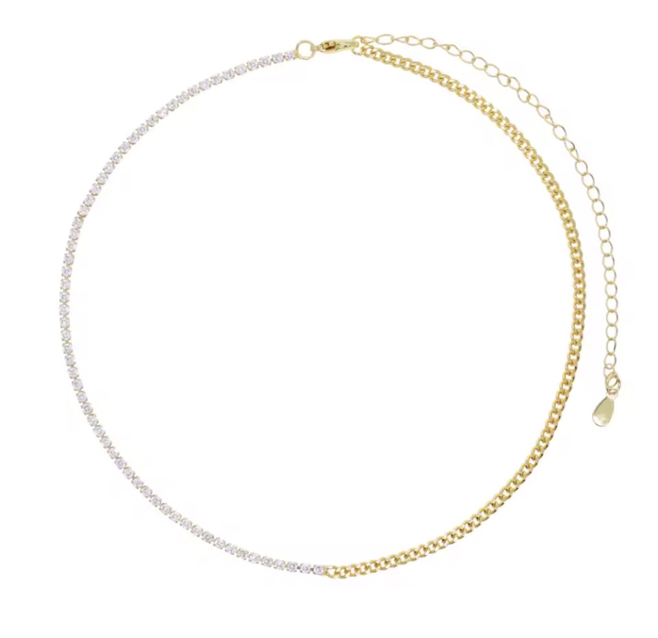 COLLAR MITAD BRILLOS
