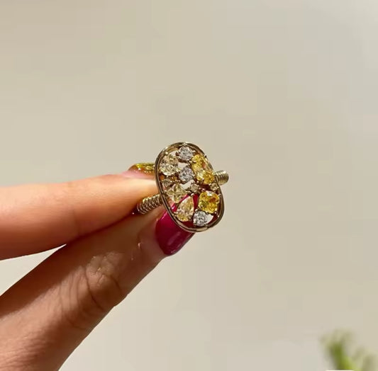 Anillo piedras