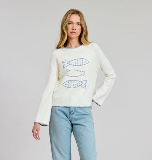Sweater pez azul