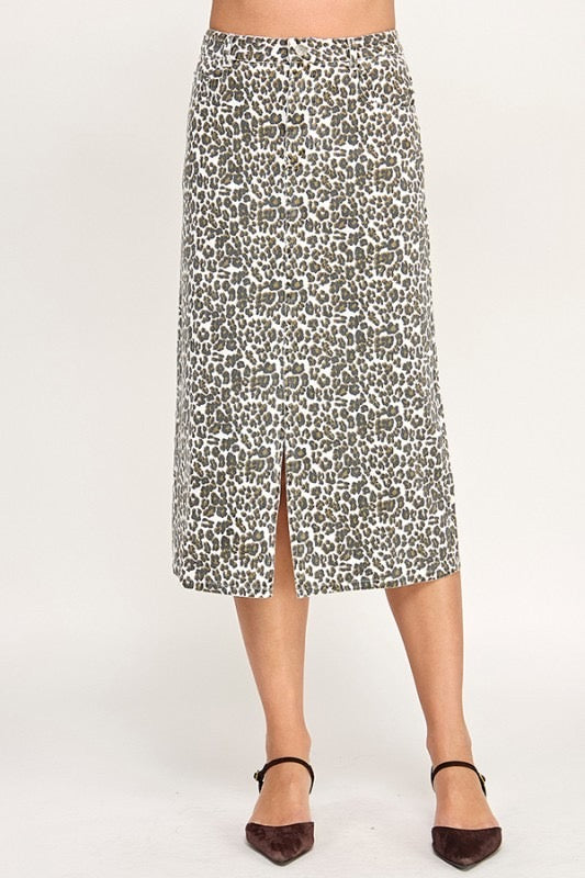 Falda animal print