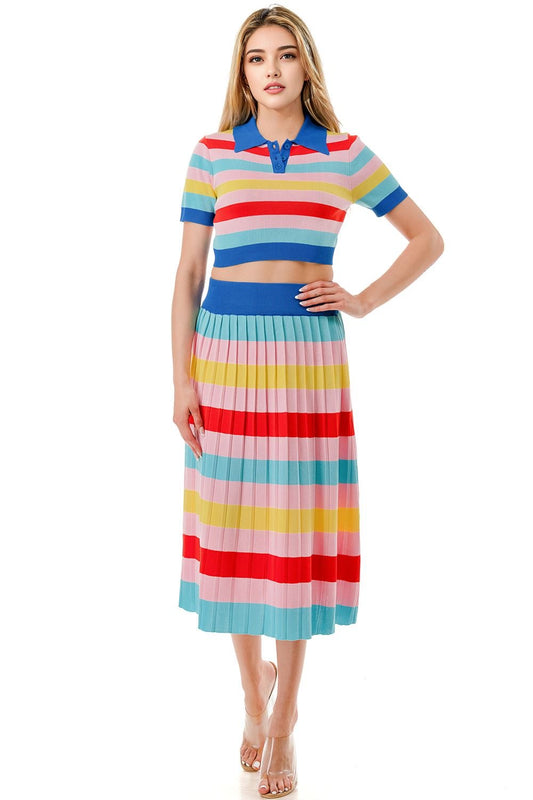 Set tejido colores