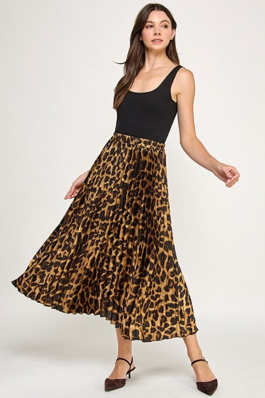 Falda vuelo animal print