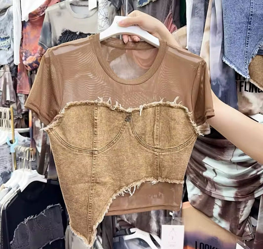 Blusa café