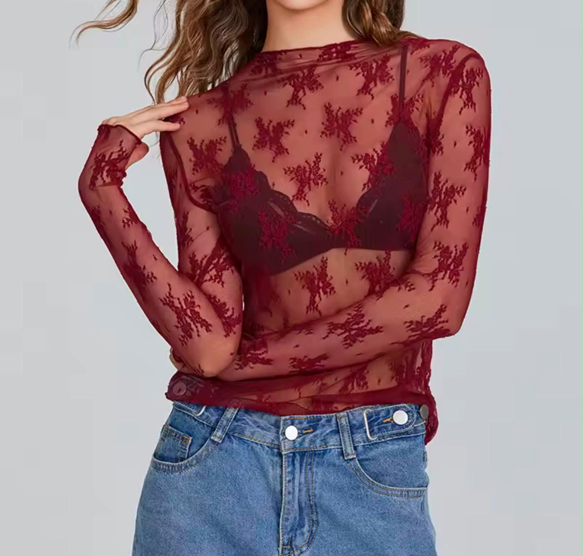 BLUSA DE MESH