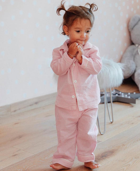 Conjunto pijama cuadros niña