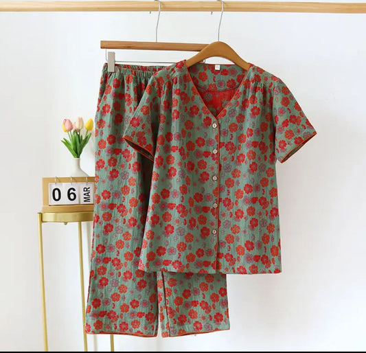 Pijama flores