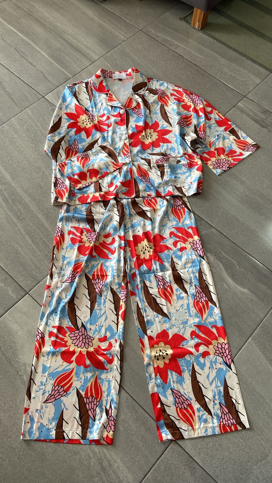 Conjunto Flores Rojas