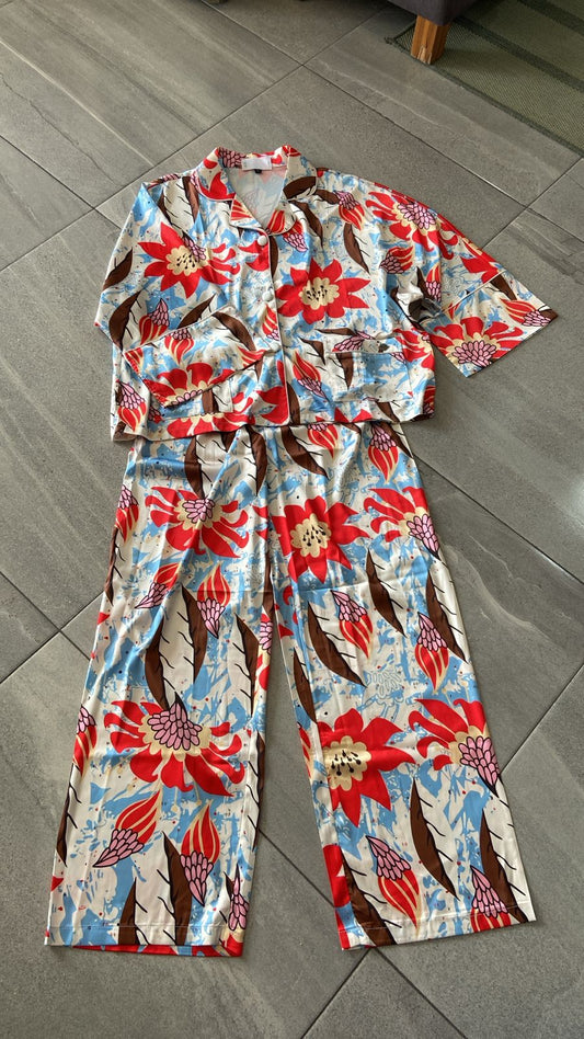 Conjunto Flores Rojas