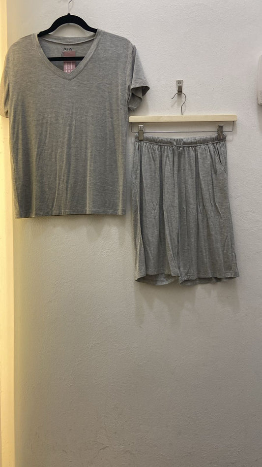 Pijama Short gris