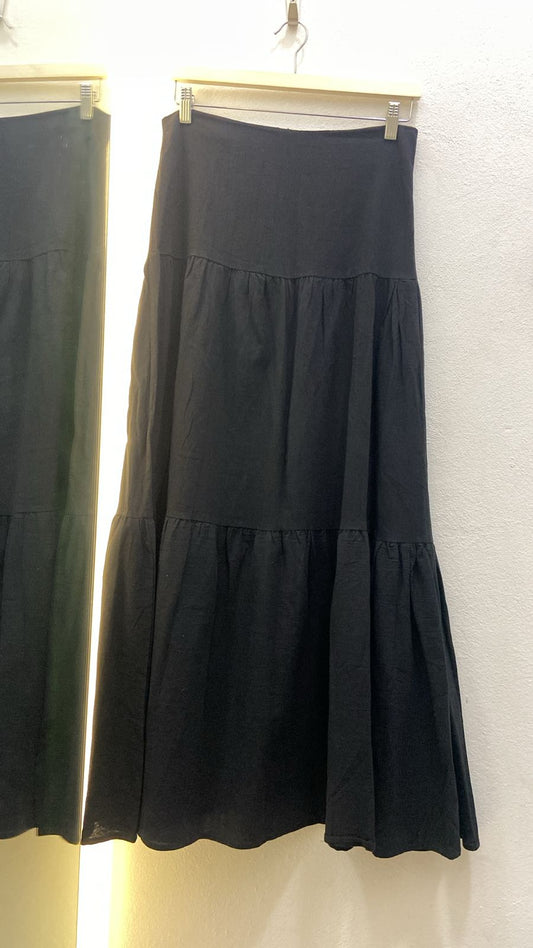 Falda vuelo negra