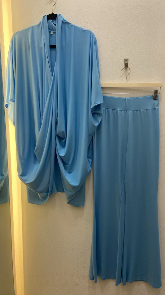 Conjunto playero azul