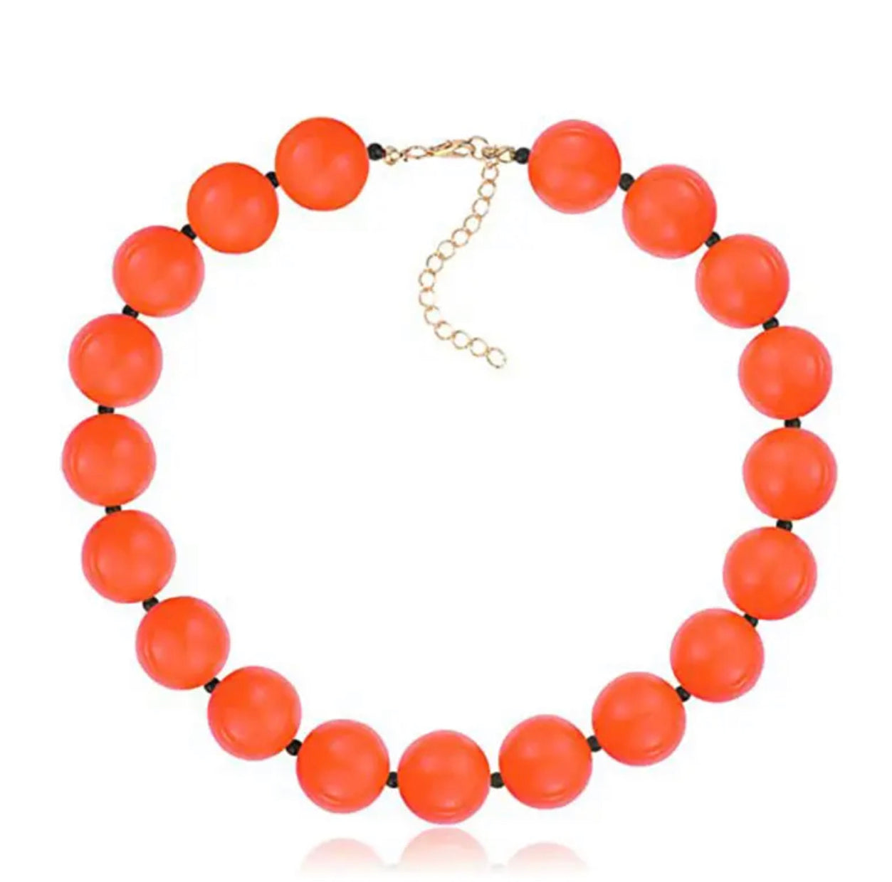 Collar bolas colores