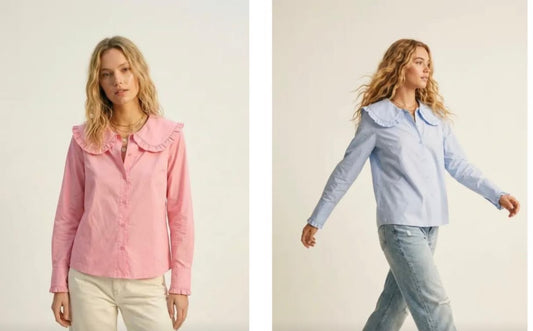 CAMISA CUELLO VOLANTE