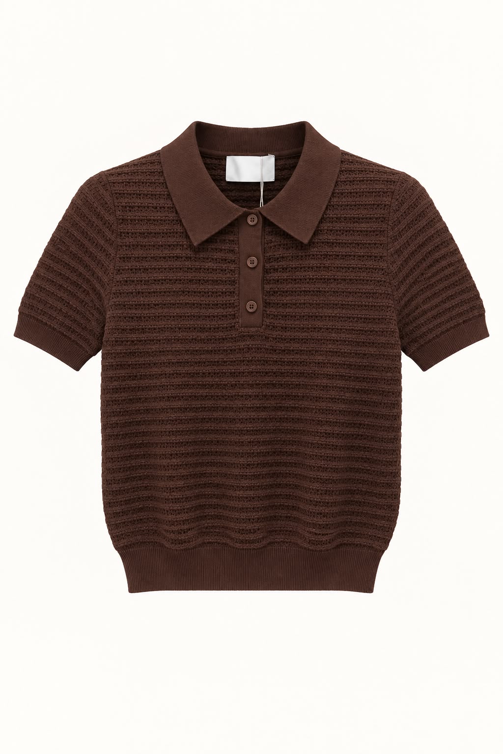PLAYERA POLO TEJIDA