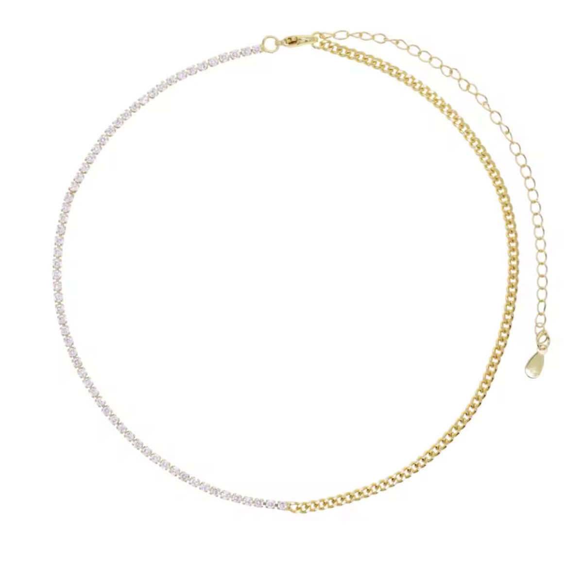 COLLAR MITAD BRILLOS