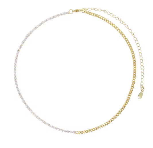 COLLAR MITAD BRILLOS