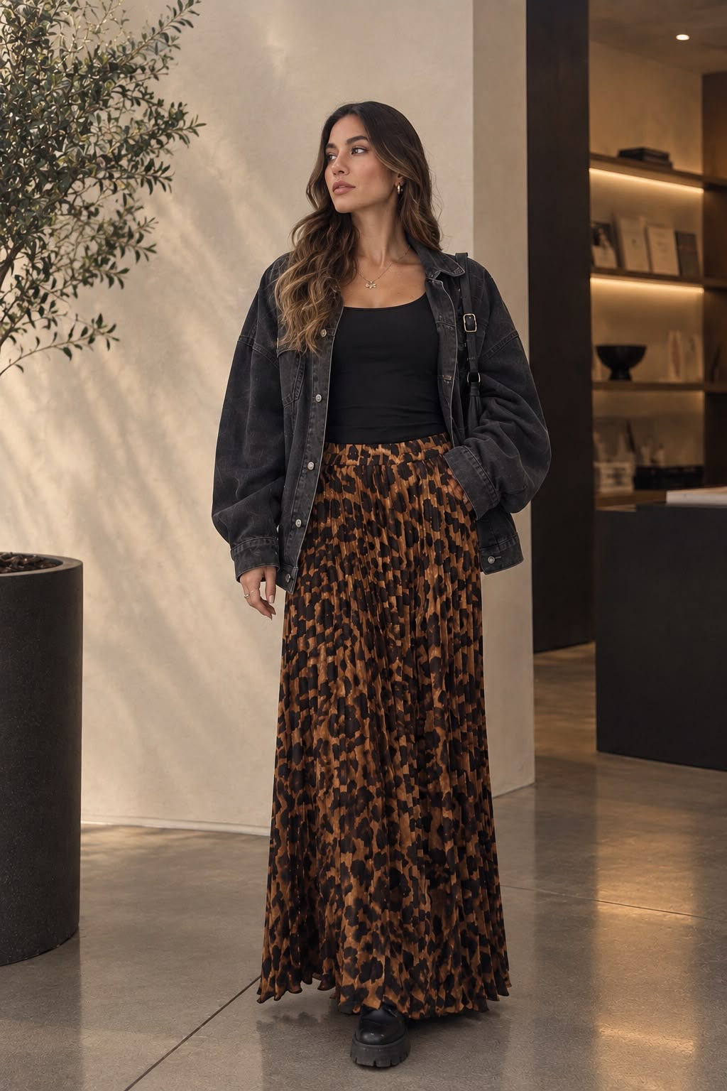 SKIRT ANIMAL PRINT