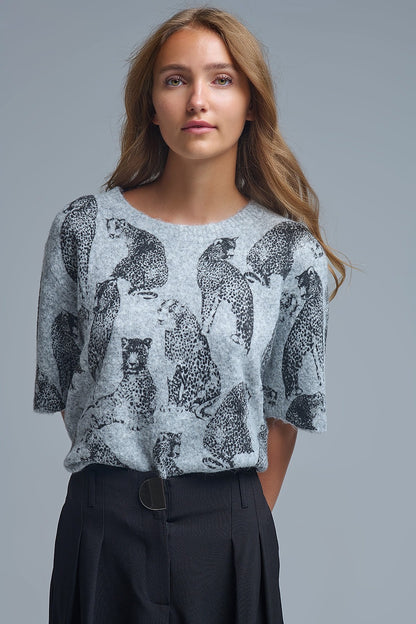 SUETER ANIMAL PRINT