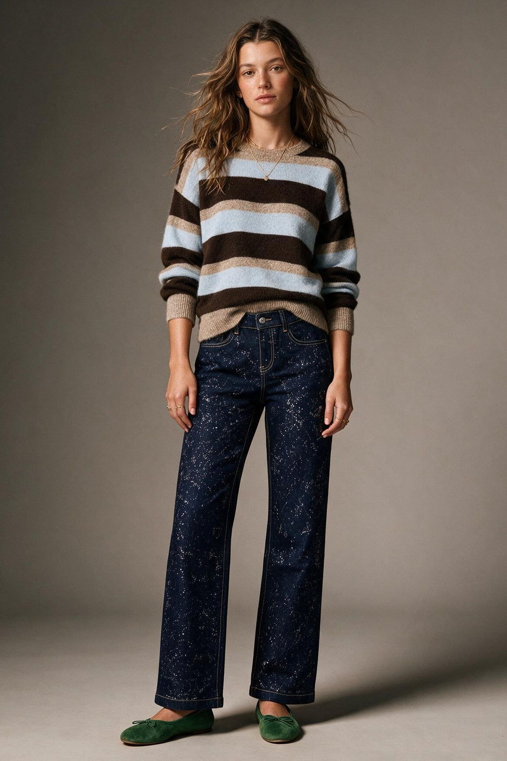 JEANS BRILLOS