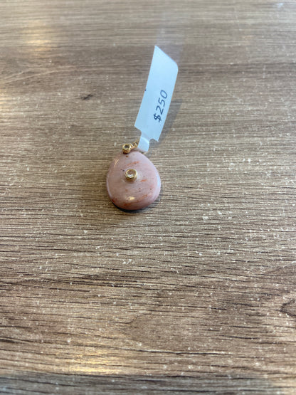 DIJE PIEDRA ROSA
