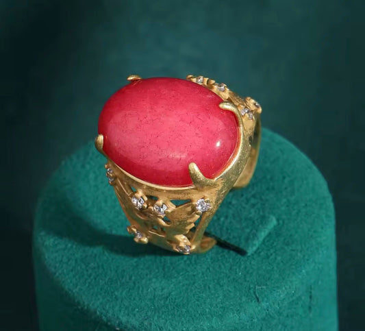 ANILLO PIEDRA ROSA