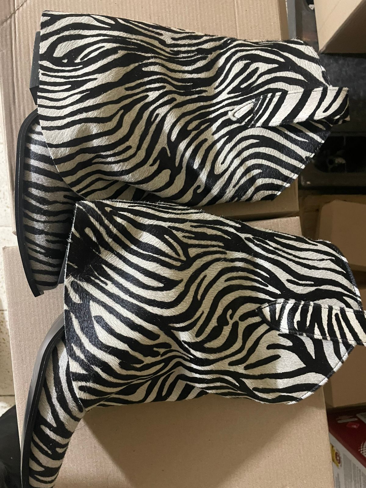 Botas  zebra