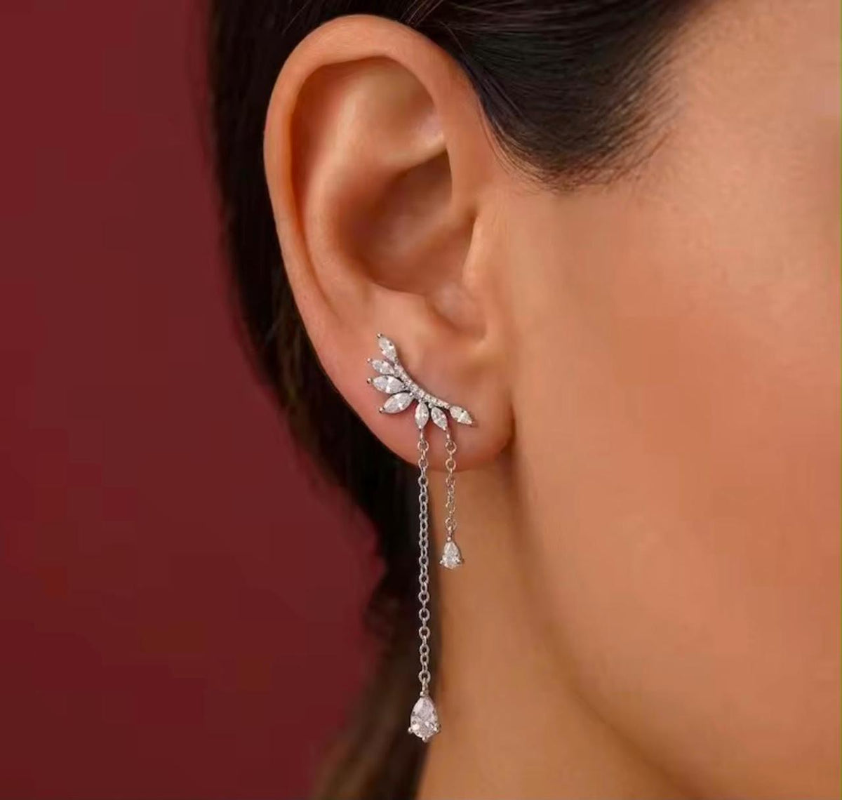 ARETES ALAS BRILLOS