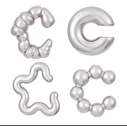 Earcuff plata