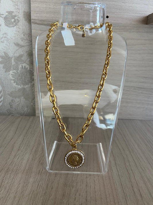 Collar moneda 07