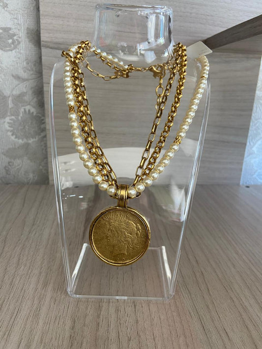 Collar moneda 04