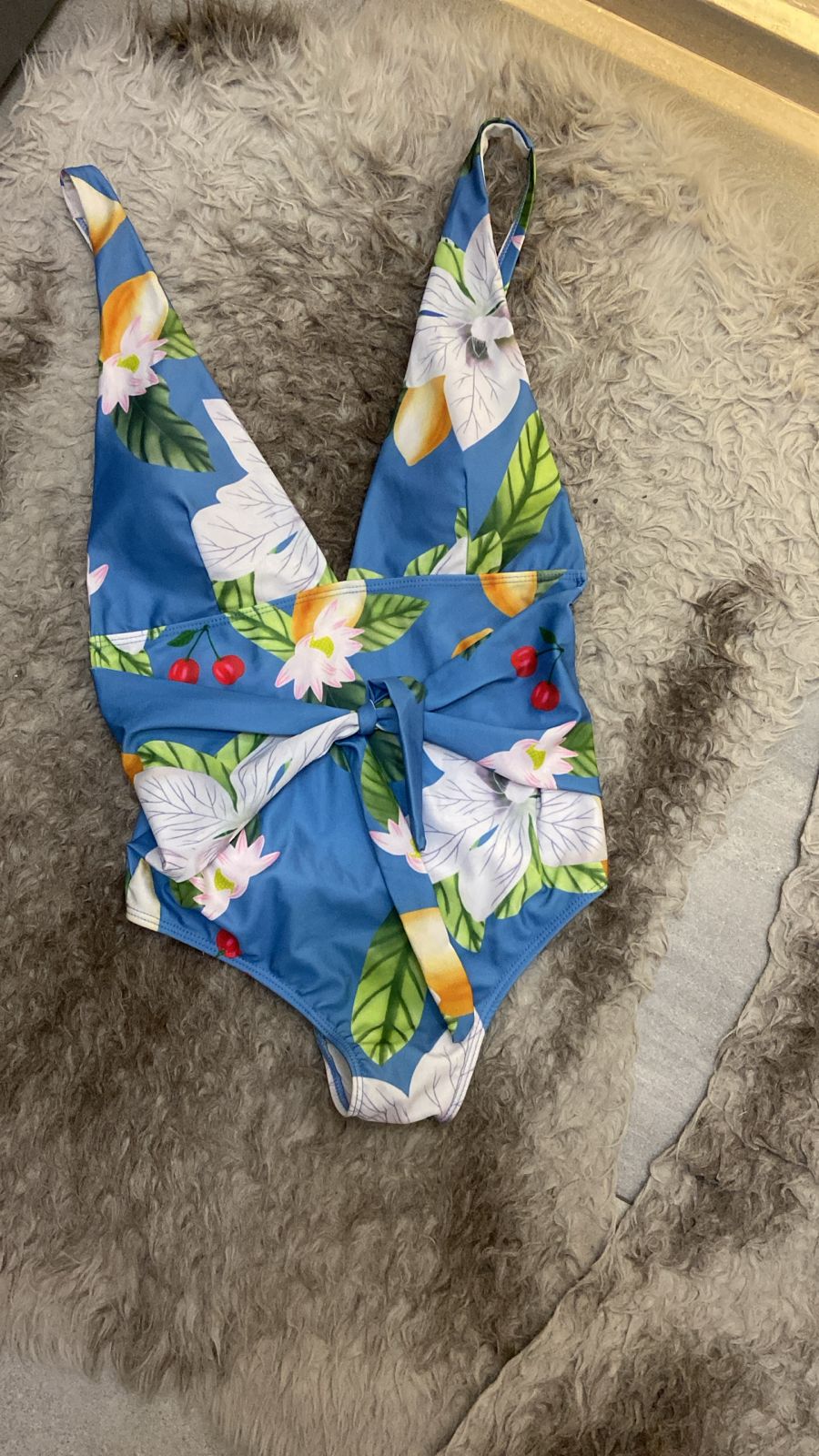 Traje de baño floreado