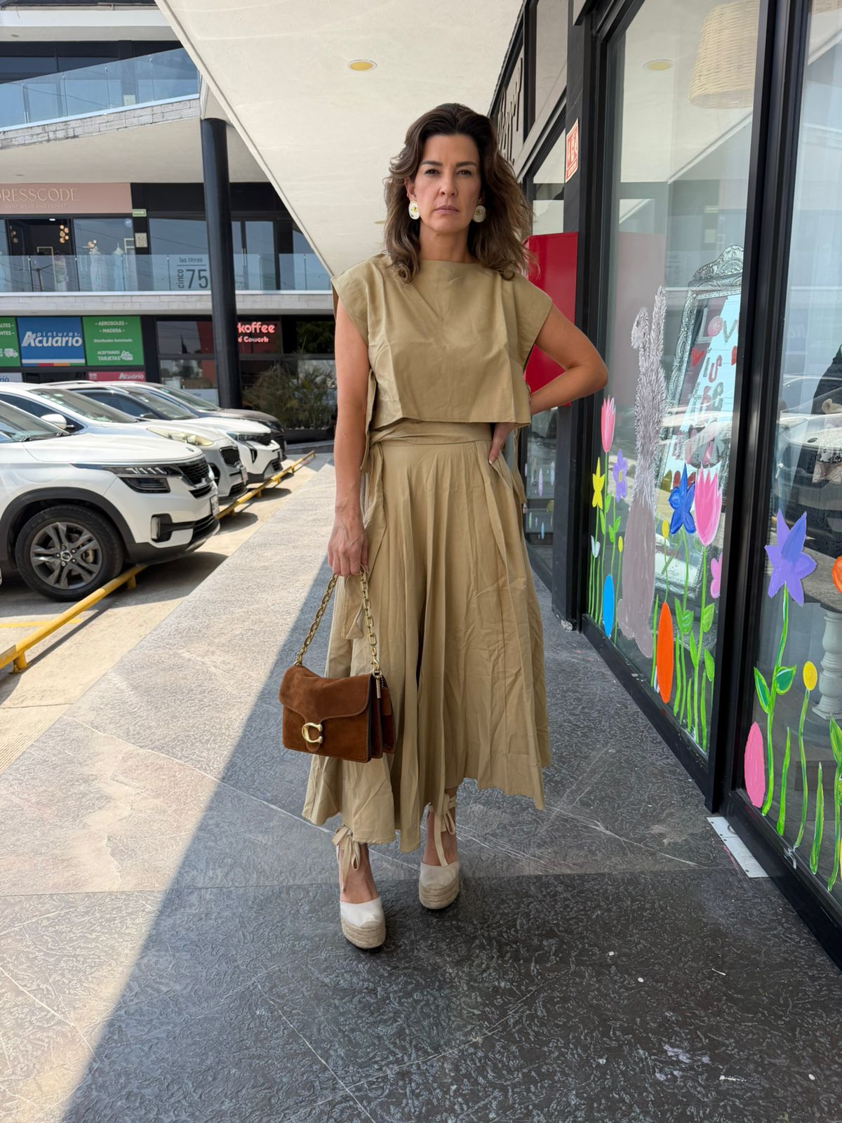 Falda Camel