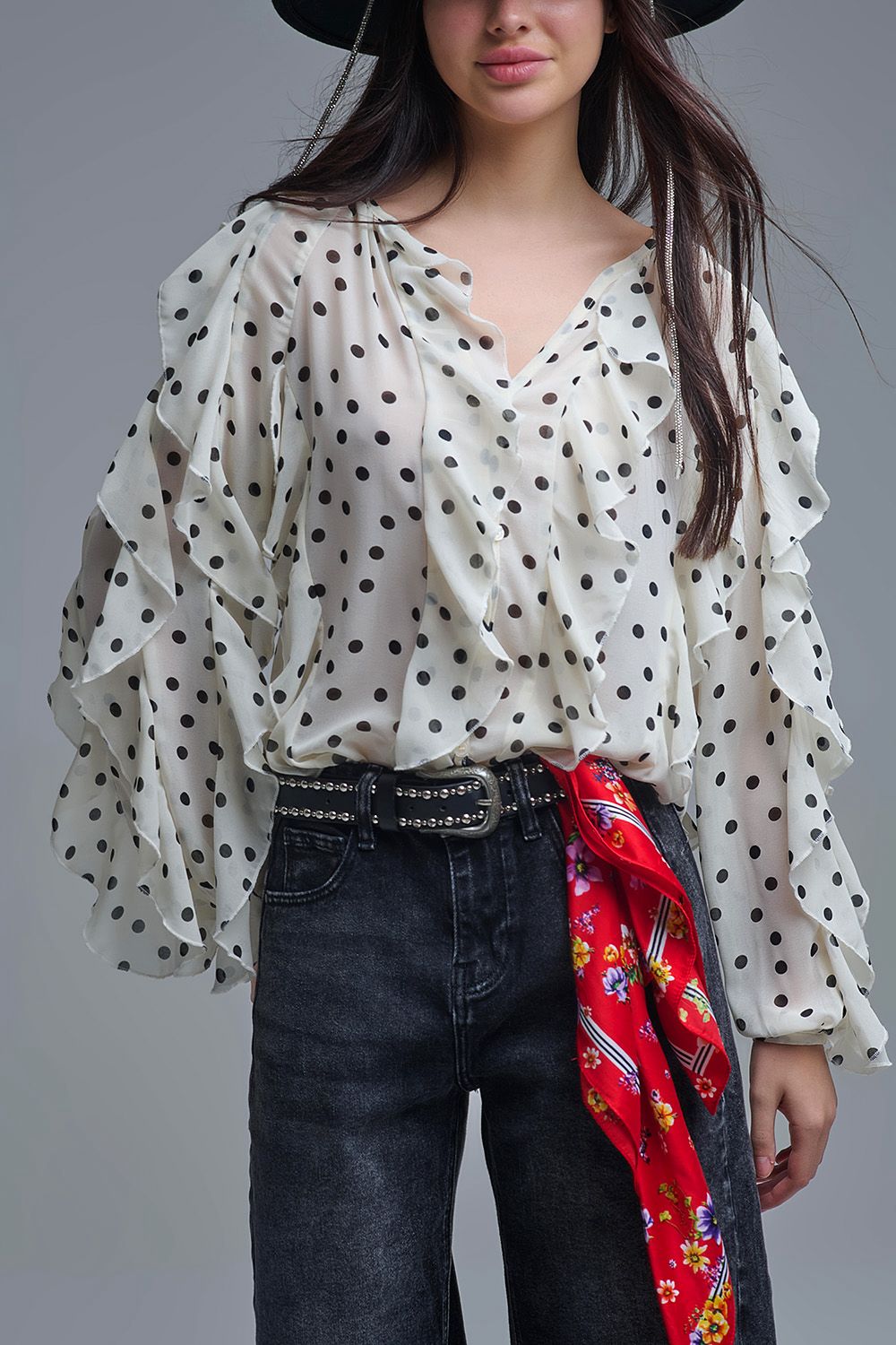 Blusa Lunares