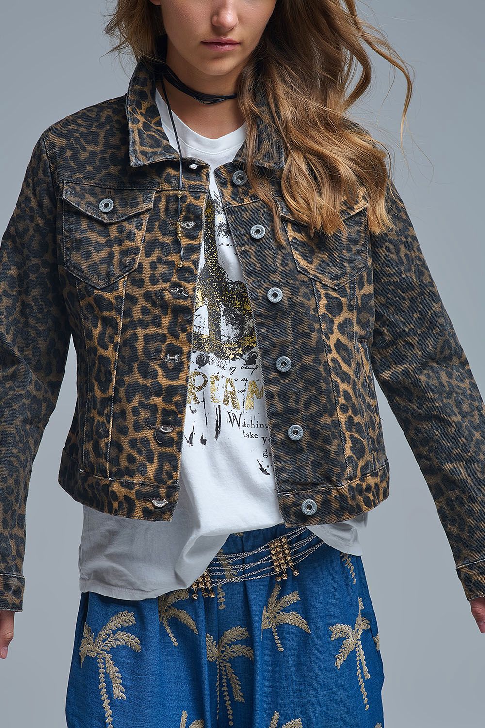 Chamarra animal print