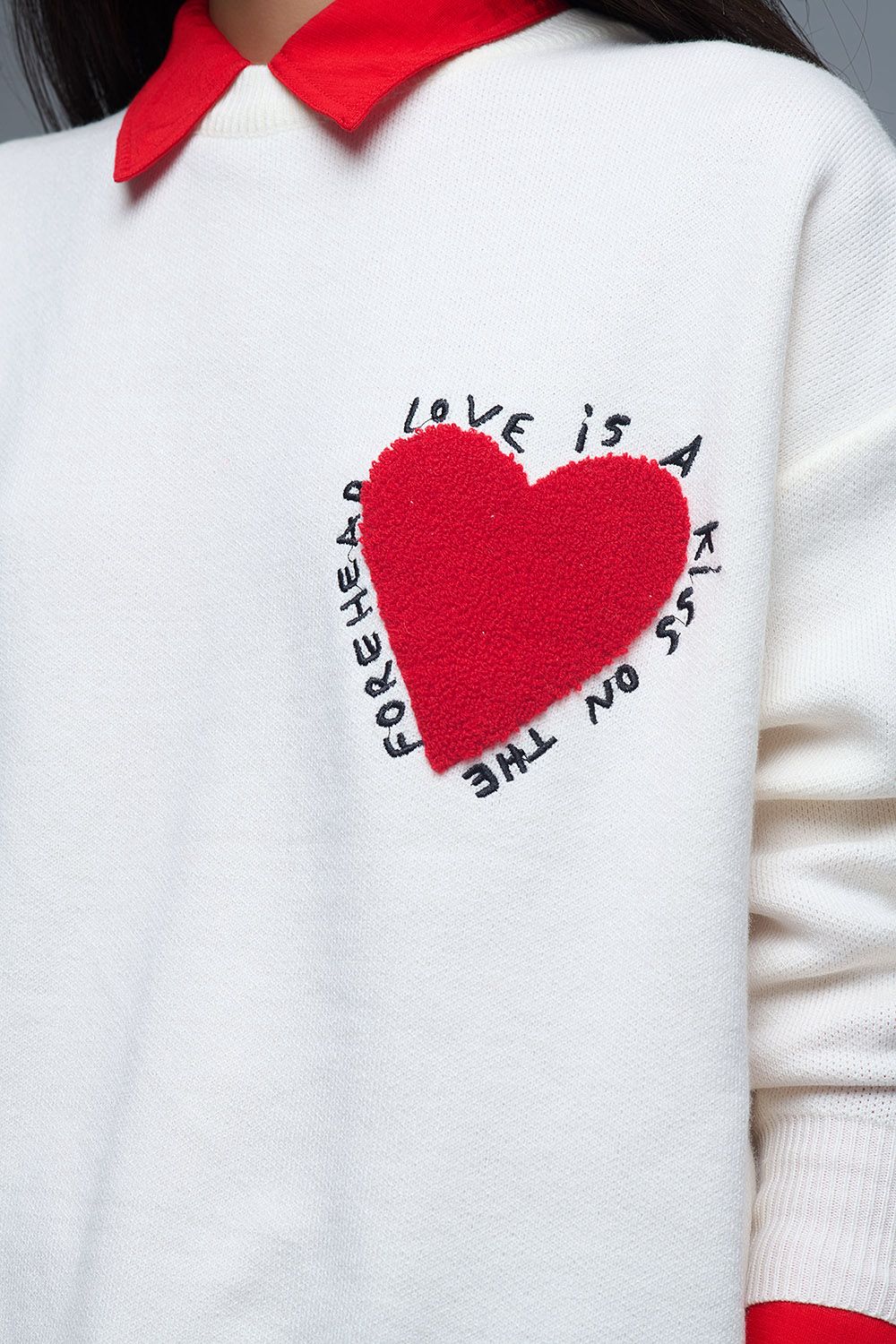 Suéter Blanco Corazón
