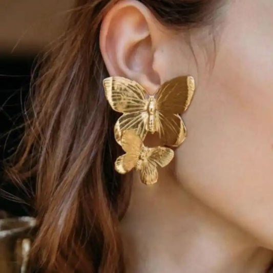 Aretes mariposa