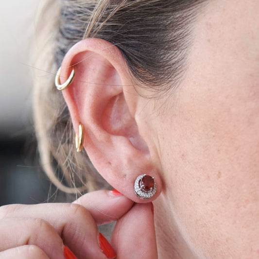Collection Arete granate naranja