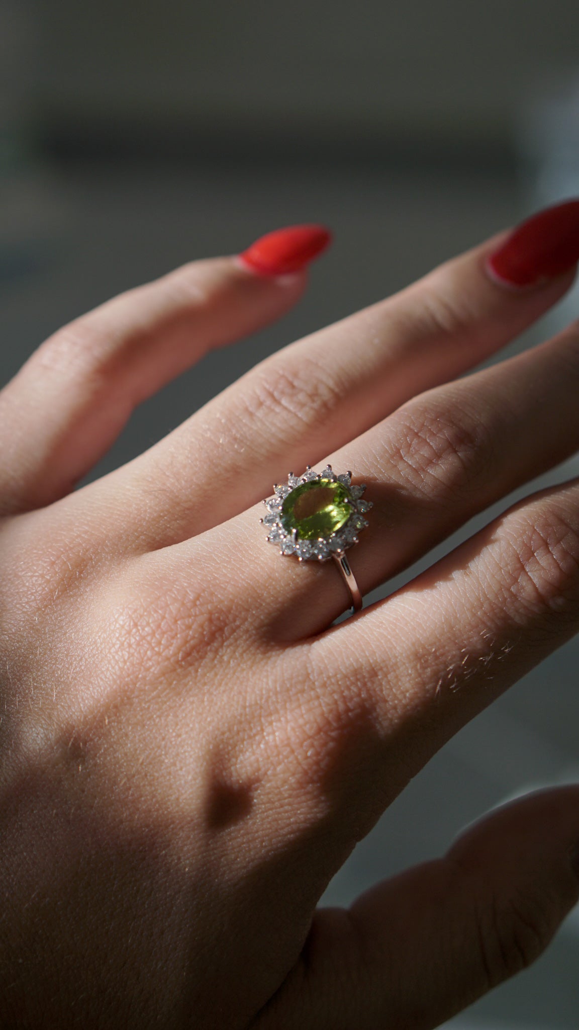 Collection anillo peridoto