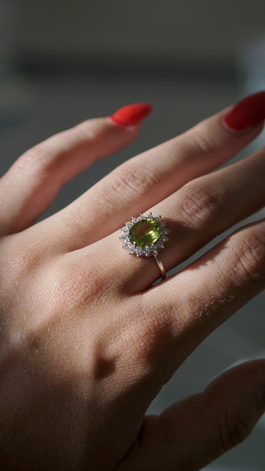 Collection anillo peridoto