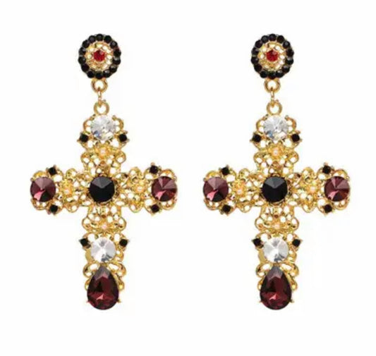 Aretes cruz