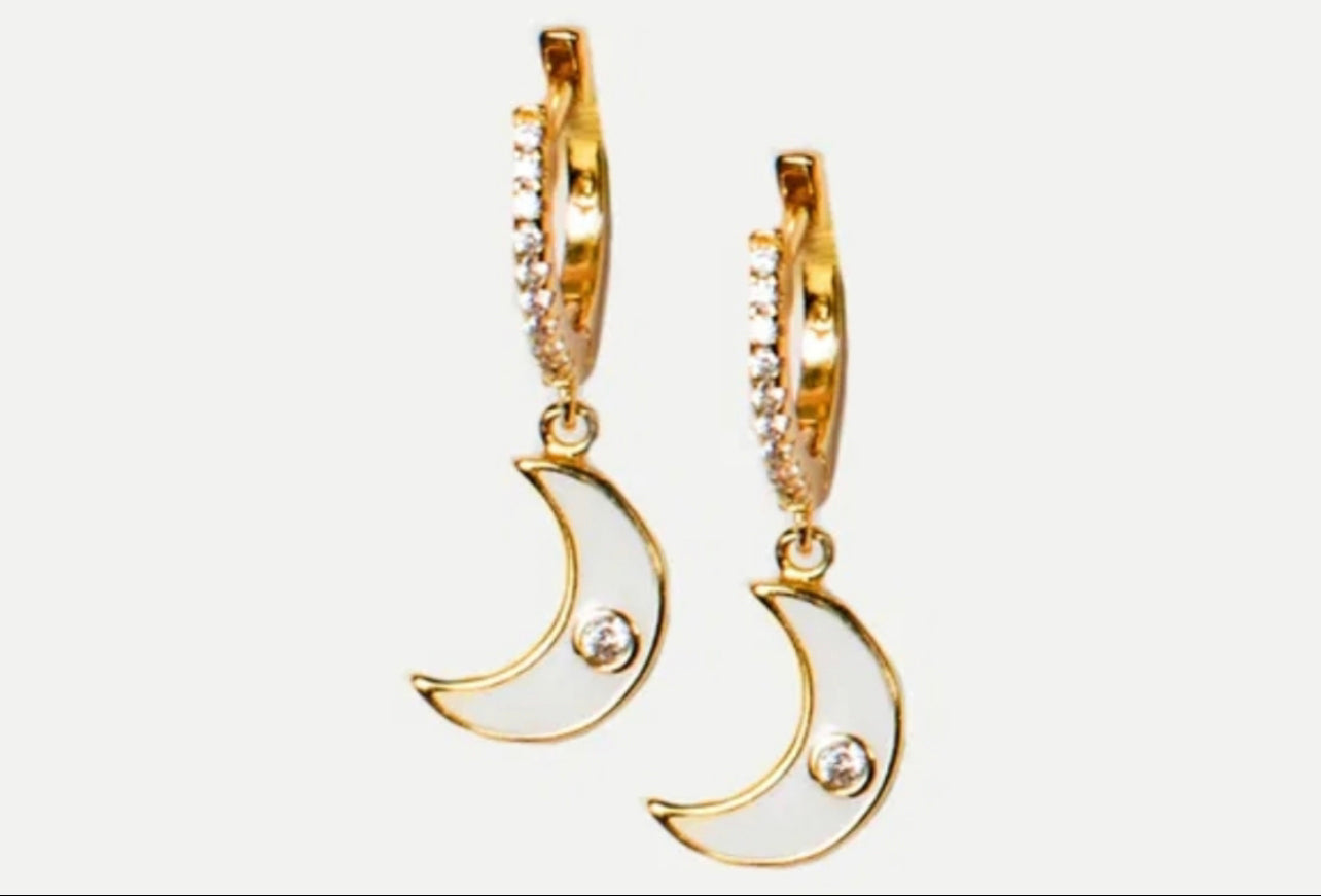 Aretes hoop luna